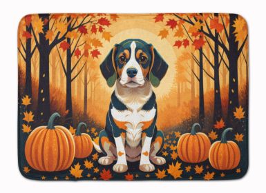 Beagle Fall Memory Foam Kitchen Mat Machine Washable Anti-Fatigue Mat Cushion Comfort Bath Mat or Kitchen Rug